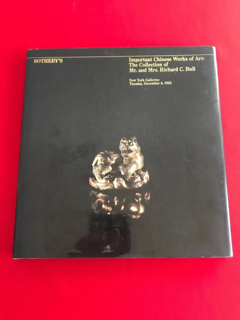 NY Sotheby's 1983 Important Chinese Works of Art MR and MRS Richard C Bull Collection (1 of 3)