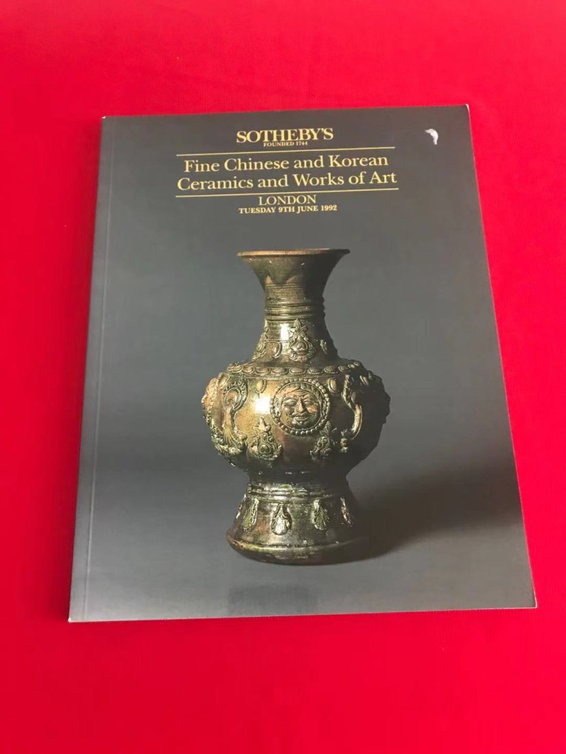 LD Sotheby's 1992 Fine Chinese and Korean Ceramics and Works of Art (mainly Chinese Art) (1 of 3)