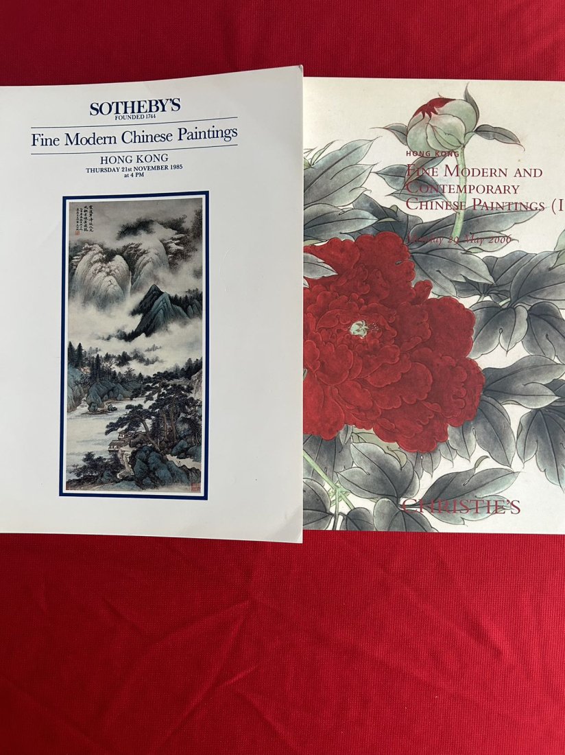 2 Volumes HK Christie's and Sotheby's Fine Chinese Paintings catalogs: 2 Volumes HK Christie's and Sotheby's Fine Chinese Paintings catalogs , very good condition!