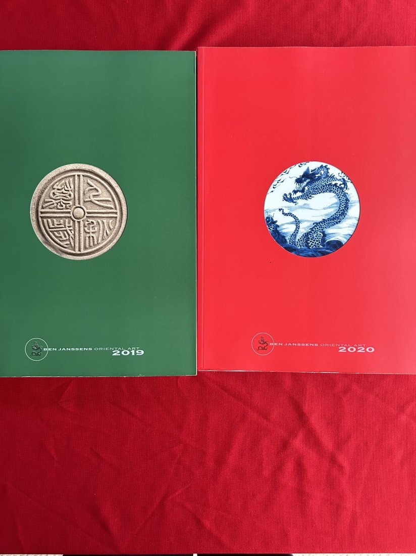 2 Famous Dealer Ben Janssens 2019 2020 Oriental Art Exhibition Catalog: 2 Famous Dealer Ben Janssens 2019 2020 Oriental Art Exhibition Catalog , very good condition!