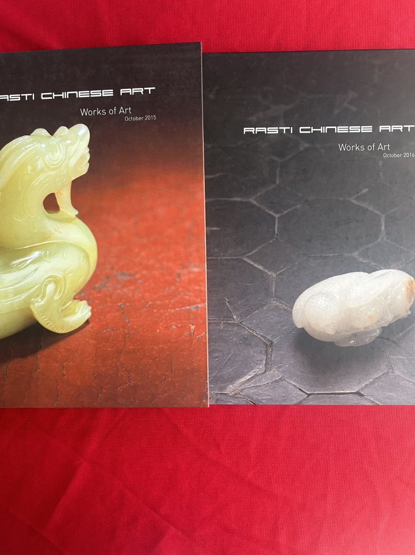 2 Famous Dealer Rasti 2015 2016 Chinese Works of Art Exhibition Catalog: 2 Famous Dealer Rasti 2015 2016 Chinese Works of Art Exhibition Catalog, hard cover and very good condition!