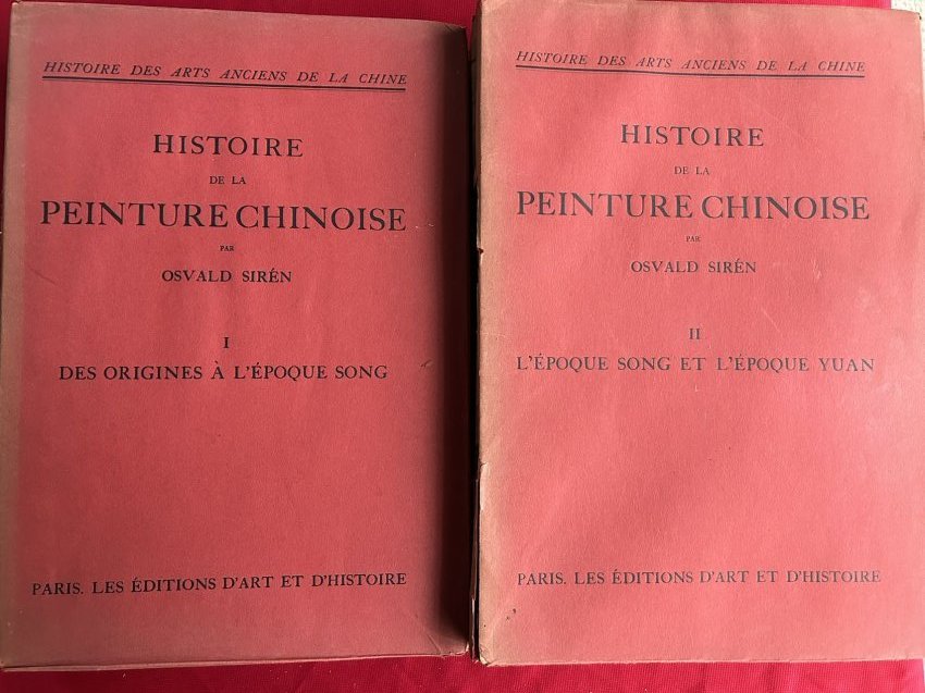 Very Rare 2 Volumes HISTOIRE DE LA PEINTURE CHINOISE BY OSVALD SIREN (1 of 5)
