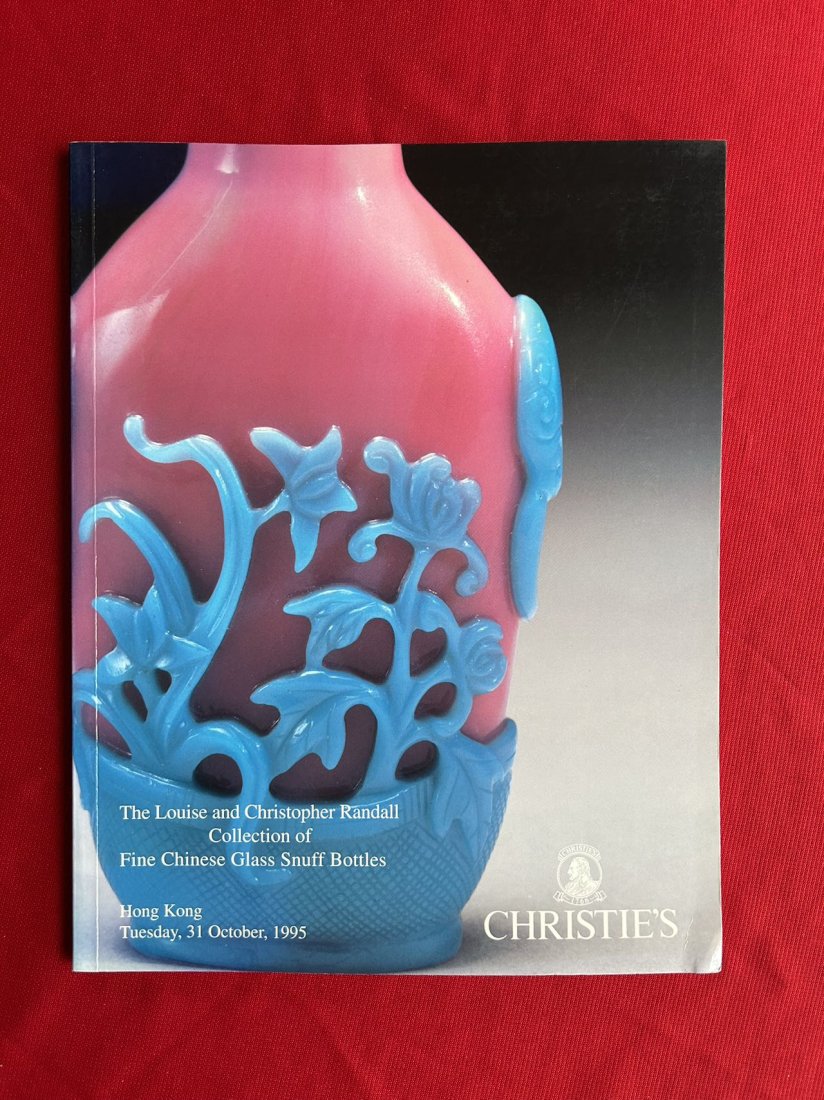 HK Christie's The Louise and Randall Collection of Fine Chinese Glass Snuff Bottles: HK Christie's The Louise and Randall Collection of Fine Chinese Glass Snuff Bottles, good condition!