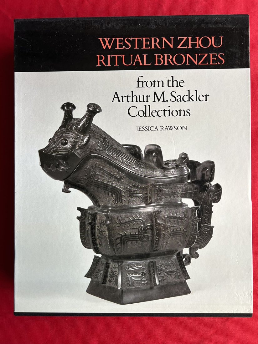 Western Zhou Ritual Bronzes from the Arthur M.Sackler Collections by Jessica Rawson: Western Zhou Ritual Bronzes from the Arthur M.Sackler Collections by Jessica Rawson , published in 1992, leather bound hard cover, highly important, very good condition!