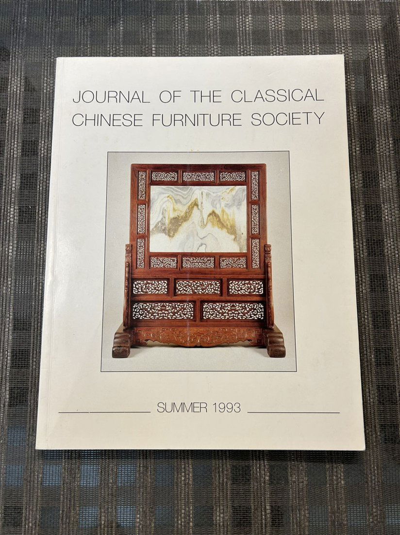 Journal of the classical Chinese Furniture Society Summer 1993 (1 of 3)