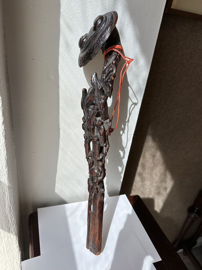 Late Ming Wood Block FU LU SHOU LingZhi RUYI (1 of 15)