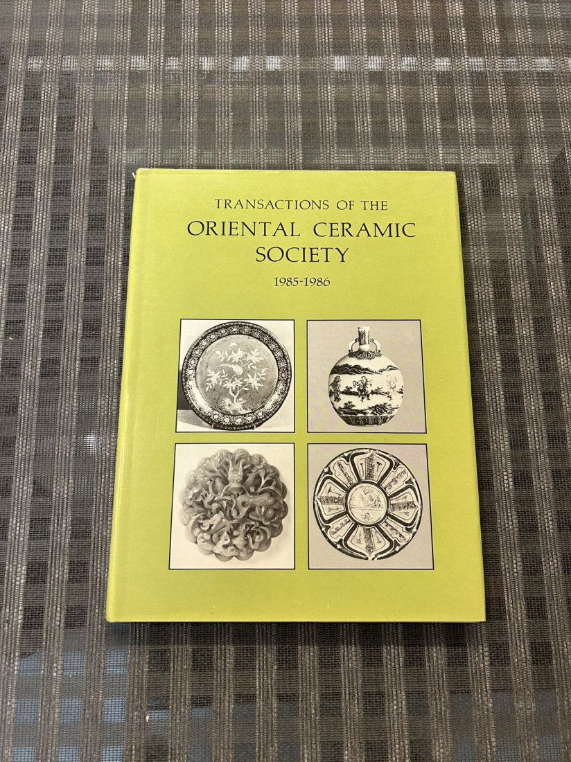 Transactions of The Oriental Ceramic Society 1985-1986  Vol 50 (1 of 3)