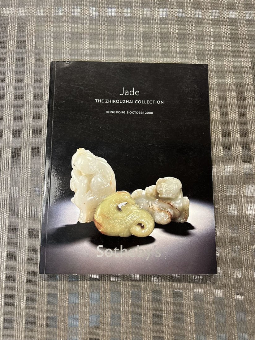 HK Sotheby's 2008 Jade The ZHIROUZHAI Collection: HK Sotheby's 2008 Jade The ZHIROUZHAI Collection , good condition!