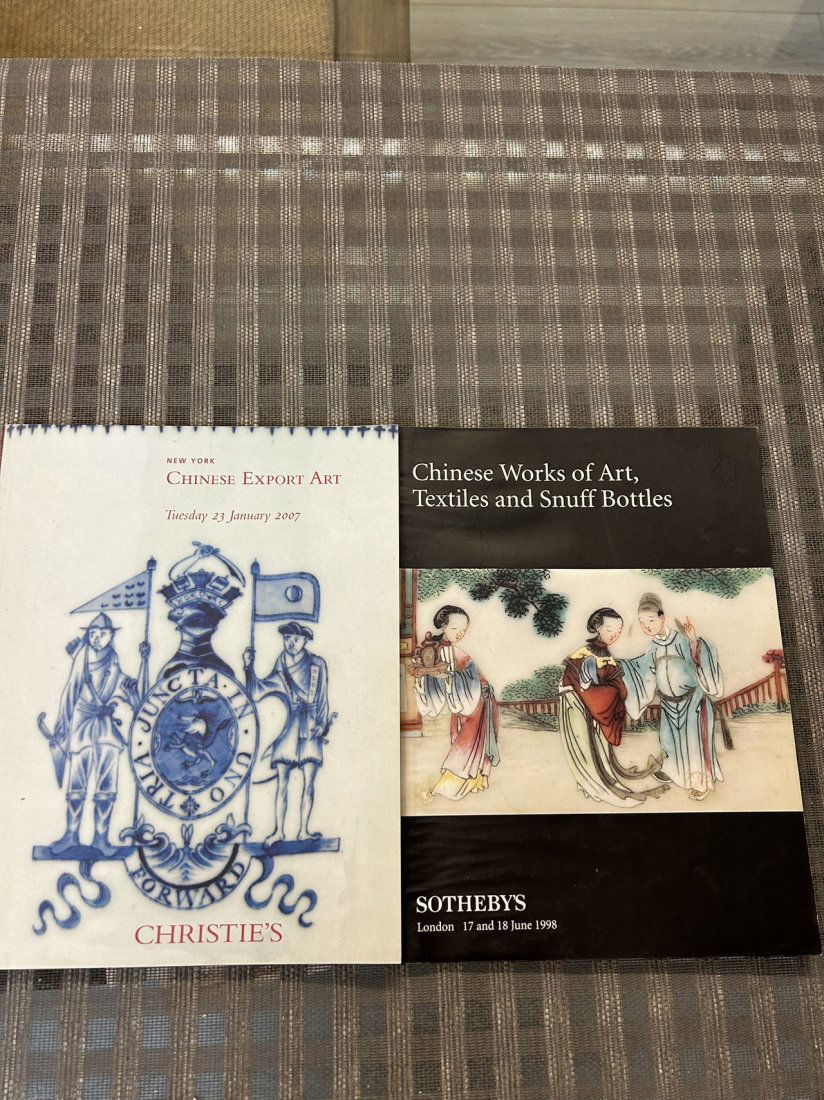 2 Volumes Christie's and Sotheby's Catalog for Chinese Art (1 of 3)