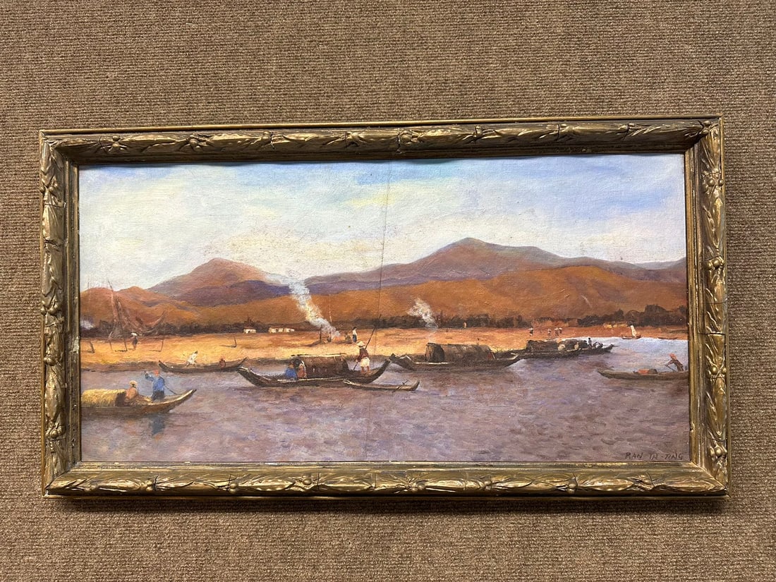 RAN IN TING(1903-1979)  Oil Painting Landscape (1 of 4)