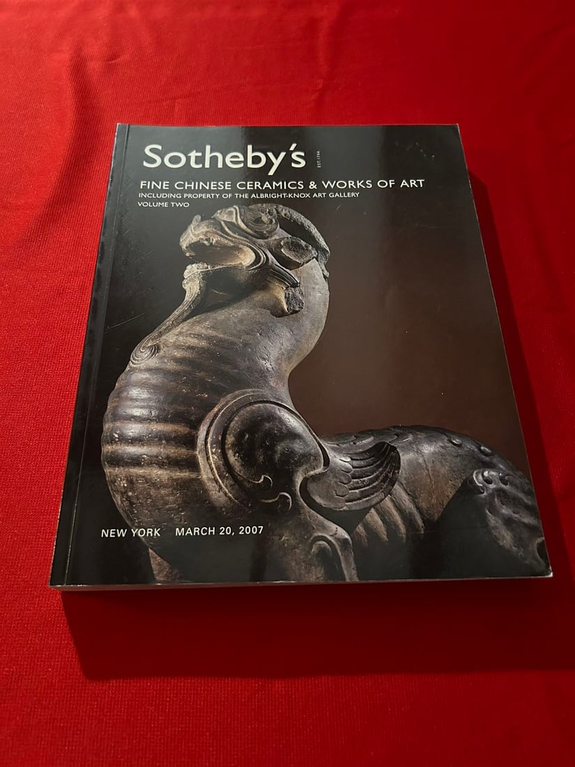NY Sotheby's 2007 Fine Chinese Ceramics and Works of Art: NY Sotheby's 2007 Fine Chinese Ceramics and Works of Art , good condition!