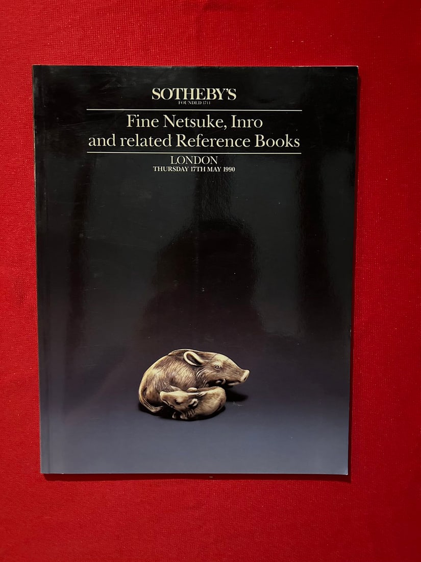 LD Sotheby's 1990 Fine Netsuke, Inro and related  Reference  Books (1 of 3)