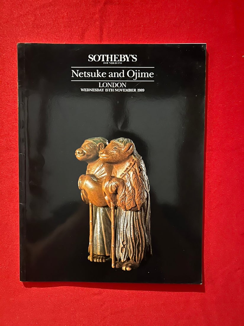 LD Sotheby's 1989 Netsuke and Ojime: LD Sotheby's 1989 Netsuke and Ojime , good condition!