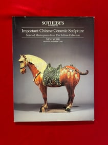 NY Sotheby's 1984 Important Chinese Ceramic Sculpture The Schloss Collection