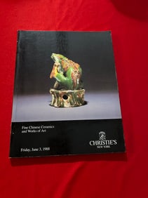 NY Christie's 1988 Fine Chinese Ceramics and Works of Art