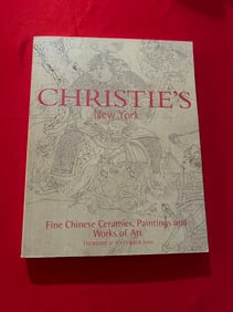NY Christie's 2000 Fine Chinese Ceramics, Paintings and Works of Art