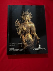 NY Christie's1995 Fine Chinese Ceramics and Works of Art