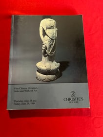 NY Christie's1984 Fine Chinese Ceramics and Works of Art