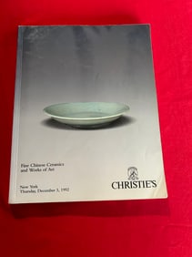 NY Christie's 1992 Fine Chinese Ceramics and Works of Art