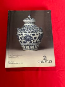 NY Christie's 1995 Fine Chinese Ceramics and Works of Art