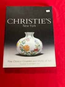 NY Christie's 2003 Fine Chinese Ceramics and Works of Art