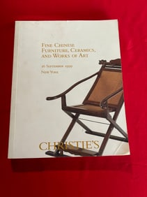 NY Christie's 1999 Fine Chinese Furniture, Ceramics and Works of Art