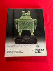 HK Christie's 1989 Fine Chinese Jade Carvings and Jadeite Jewellery