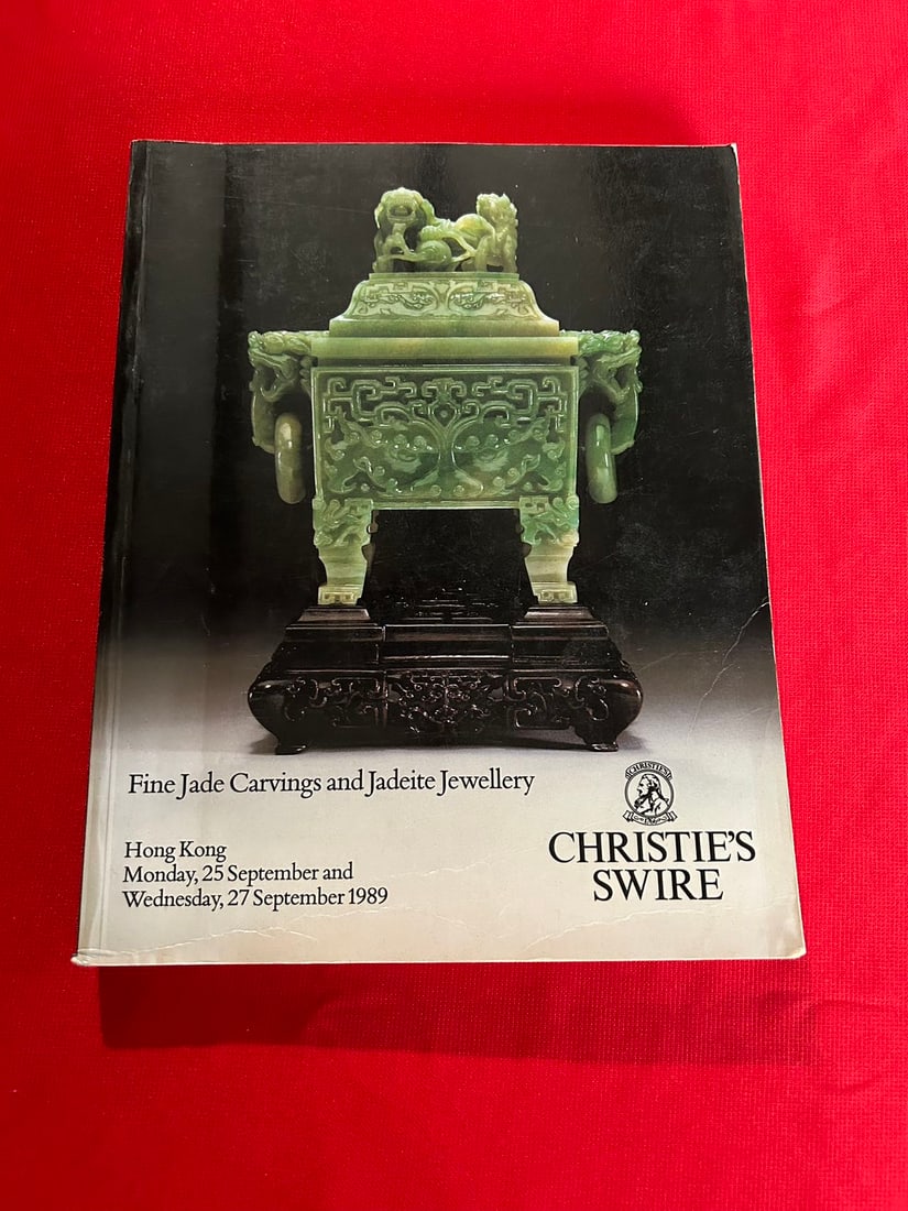 HK Christie's 1989 Fine Chinese Jade Carvings and Jadeite Jewellery (1 of 3)