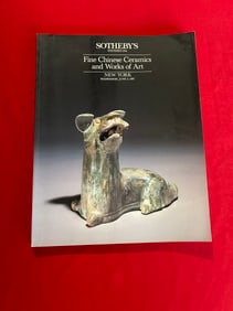 NY Sotheby's 1987 Fine Chinese Ceramics and Works of Art