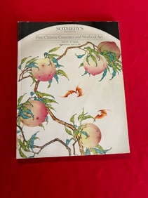 NY Sotheby's 1989 Fine Chinese Ceramic and works of Art