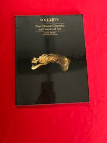 NY Sotheby's 1986 Fine Chinese Ceramic and works of Art