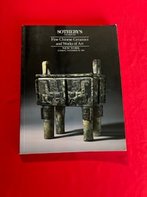 NY Sotheby's 1991 Fine Chinese Ceramic and works of Art