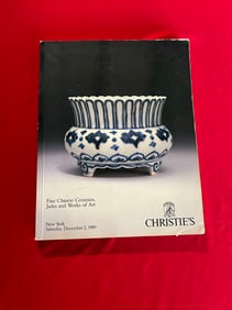 NY Christie's 1989 Fine Chinese Ceramics, Jade and works of Art