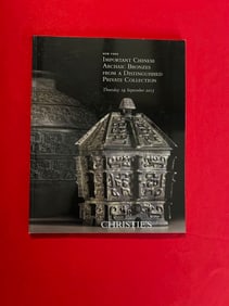 NY Christie's 2013 Important Chinese Archaic Bronzes From A Private Collection