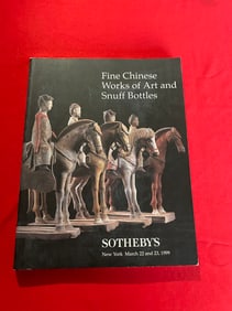 NY Sotheby's 1999 Fine Chinese Works of Art and Snuff Bottles
