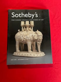 NY Sotheby's 2001 Fine Chinese Ceramics and Works of Art