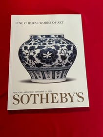 NY Sotheby's 2000 Fine Chinese Works of Art