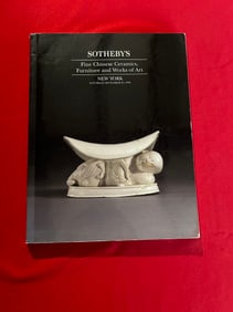 NY Sotheby's 1995 Fine Chinese Ceramics, Furniture and Works of Art