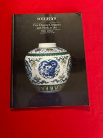 NY Sotheby's 1990 Fine Chinese Ceramics and Works of Art
