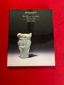 NY Sotheby's 1988 Fine Chinese Decorative Works of Art