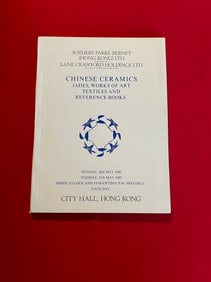 HK Sotheby's 1980 Chinese Ceramics Jades, Works of Art