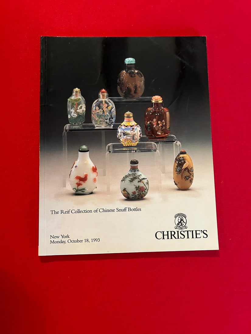 HK Sotheby's 1989 Important Chinese Snuff Bottles --The Reif Collection: HK Sotheby's 1989 Important Chinese Snuff Bottles --The Reif Collection , good condition!