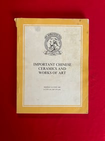 LD Christie's 1982 Important Chinese Ceramics and Works of Art