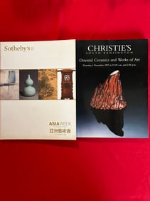 2 Volumes Christie's and Sotheby's Chinese Works of Art