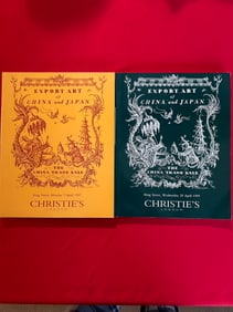 2 Volumes Christie's Export Art of China and Japan