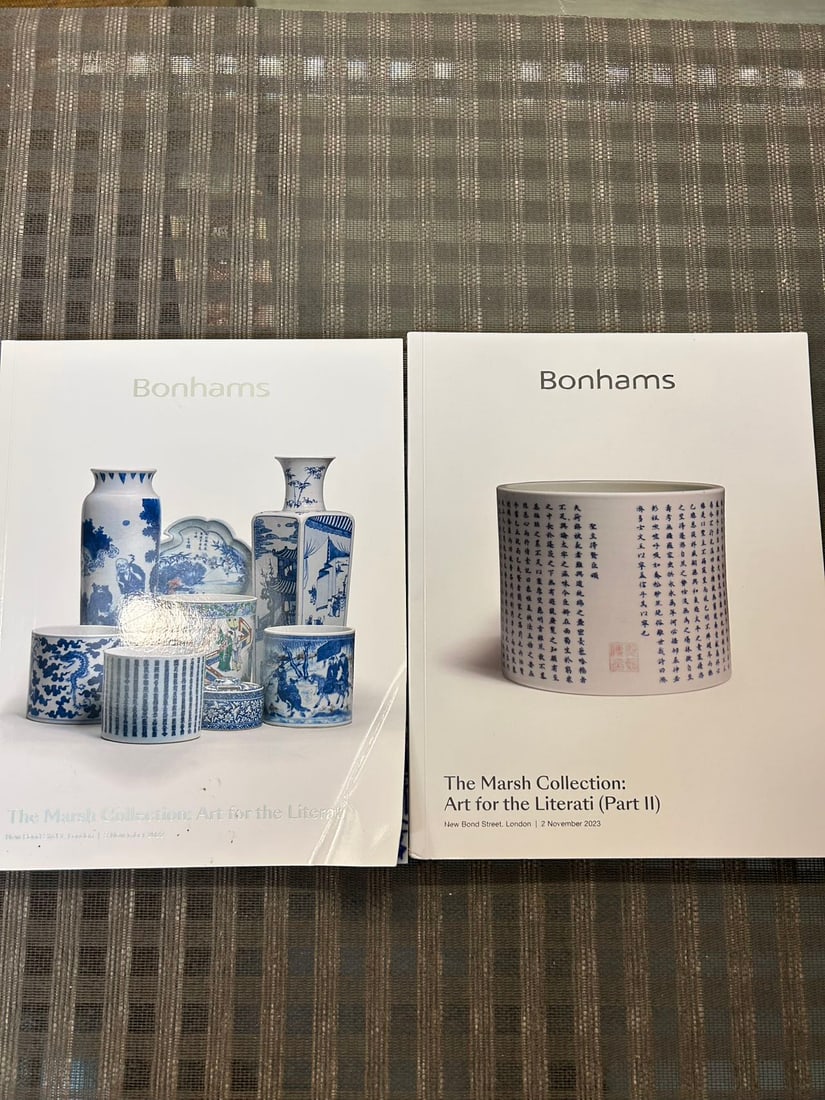 2 Volumes Bonhams The Marsh Collection Chinese Works of Art: 2 Volumes Bonhams The Marsh Collection Chinese Works of Art , good condition!