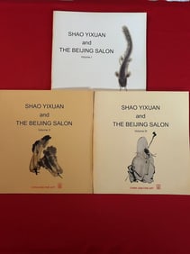 3 Volumes SHAO YIXUAN and The Beijing Salon ( Famous Chinese Painting's Dealer )