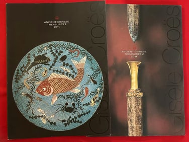 2 Volumes Famous Dealer GISELE CROES 2011 Ancient Chinese Treasures