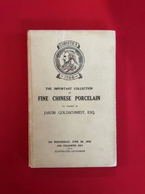 LD Christie's 1938 Fine Chinese Porcelain the property of Jakob Goldschmidt Collection