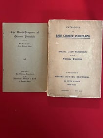 2 Old Catalogs about Chinese Porcelains